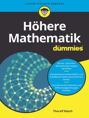 cover image of H&ouml;here Mathematik f&uuml;r Dummies
